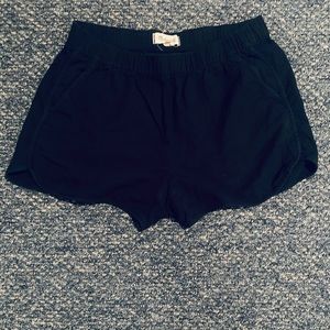 Madewell Black Cotton Shorts (Sz S)